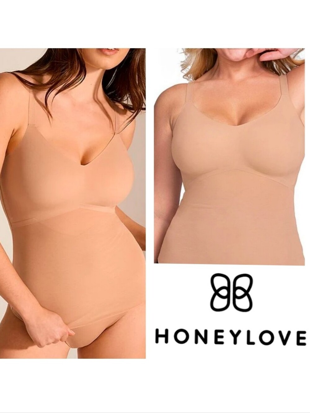 Honeylove LiftWear Cami wireless Shapewear Camisole Color-Sand